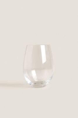 VERRE À SODA LISSE VERRE RECYCLABLE CRISTALLIN