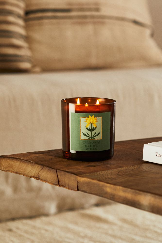 (500 G) CARDAMOM & CLOVE, WOODS SCENTED CANDLE