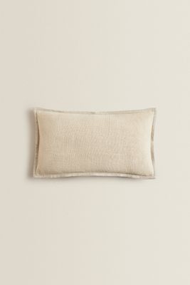 HOUSSE DE COUSSIN LIN LAVÉ