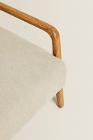 FAUTEUIL FRÊNE ET LIN