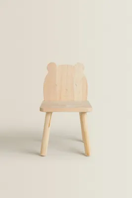 BEAR WOODEN CHAIR