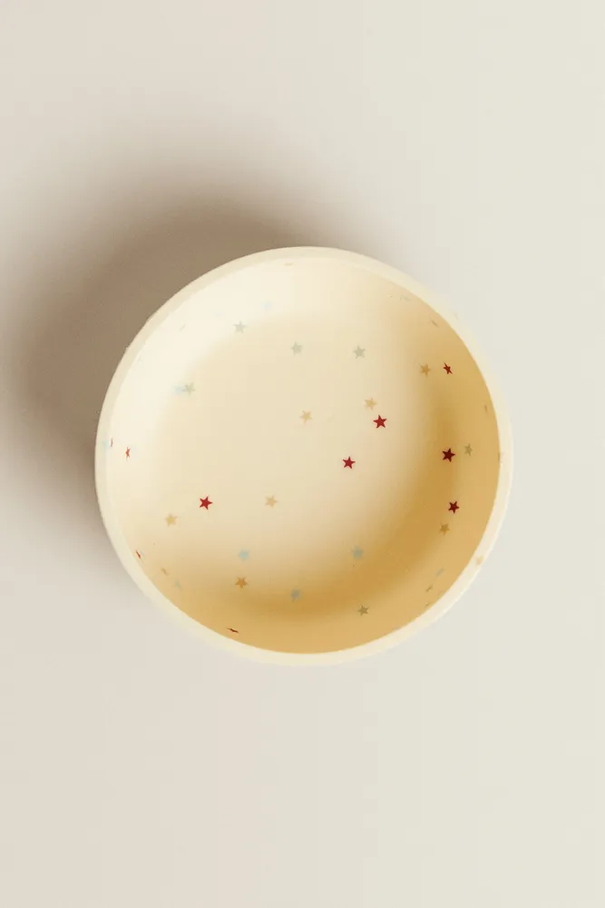 SILICONE BOWL WITH STARS