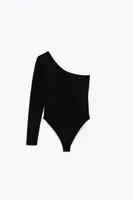 ASYMMETRICAL SOFT BODYSUIT