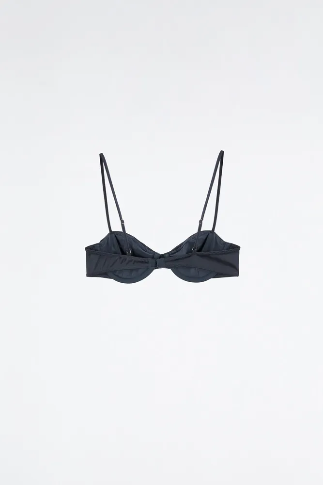 Zara UNDERWIRE SATIN EFFECT BRA