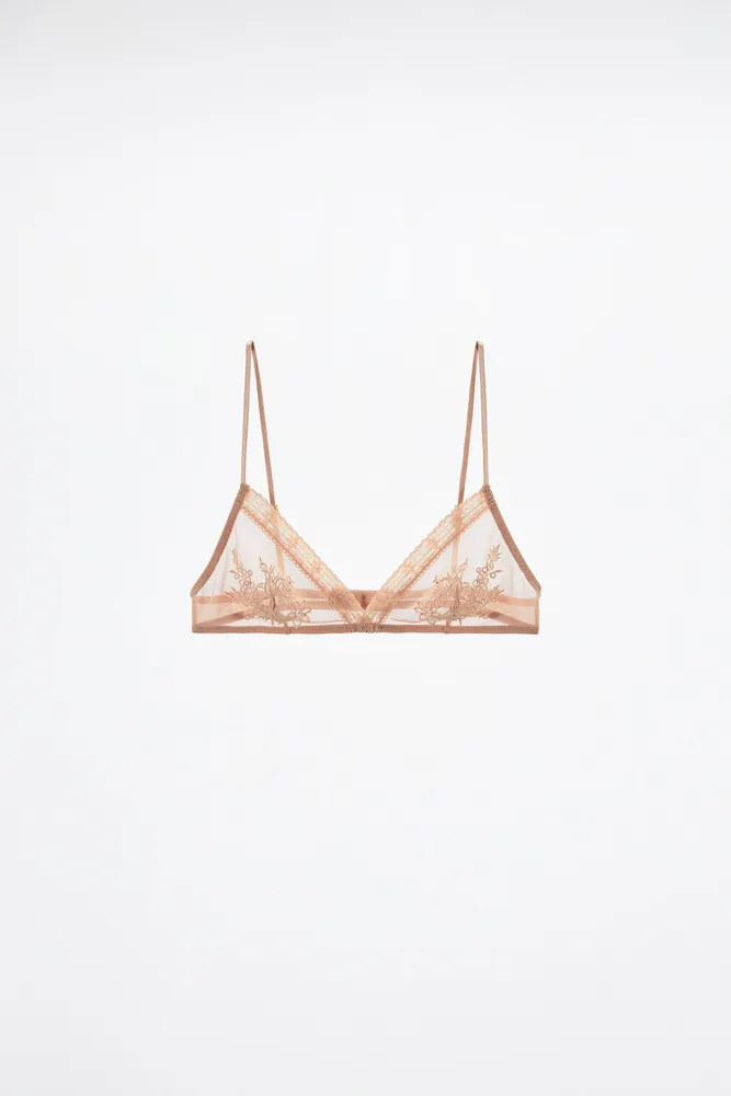 Zara CROCHET MESH BRALETTE