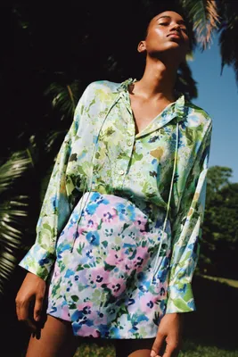 PRINTED BLOUSE