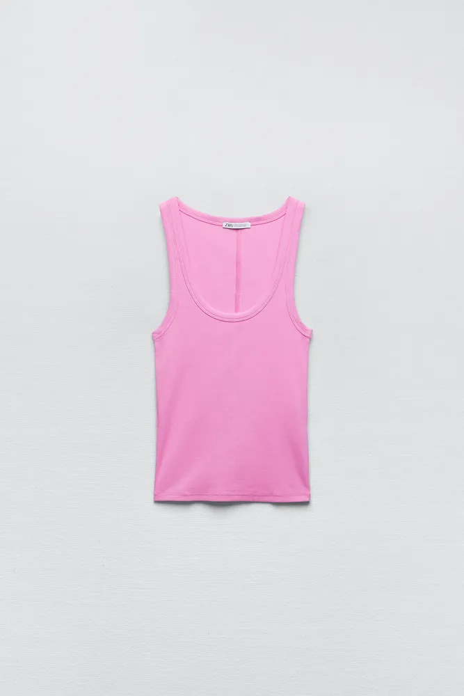 RIBBED TANK TOP
