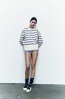 STRIPED KNIT SWEATER