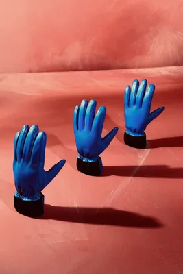 GANTS EN CUIR À CONTRASTE ÉDITION LIMITÉE