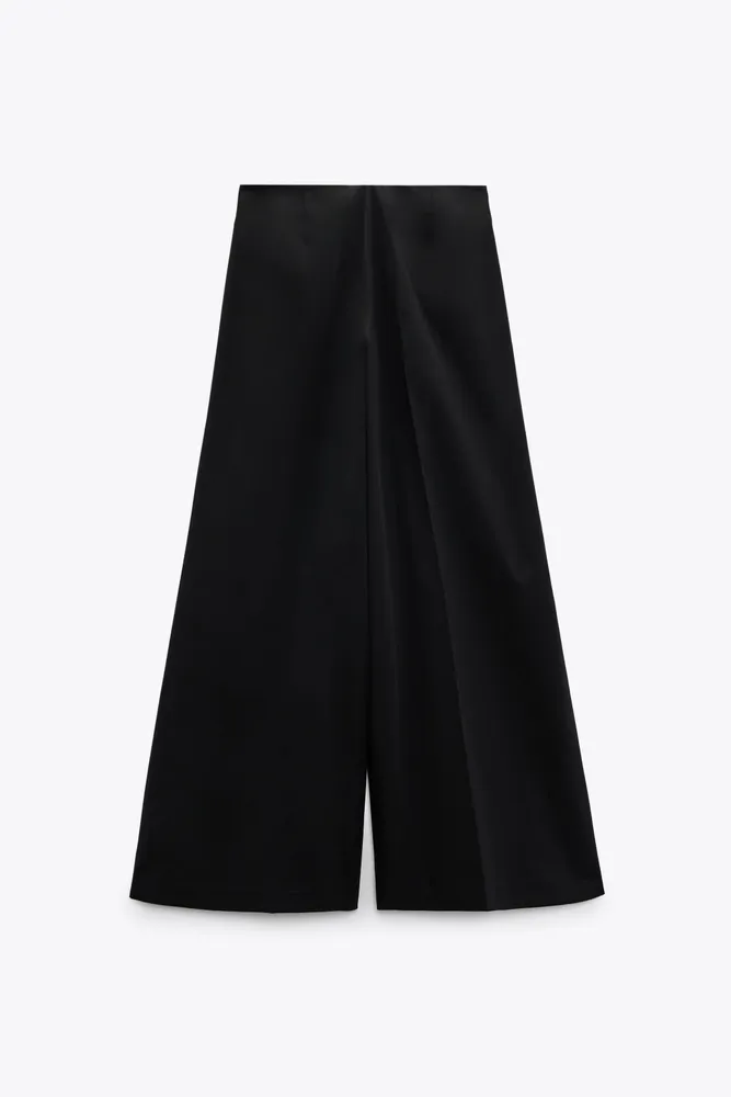 Zara WIDE FULL LENGTH PANTS