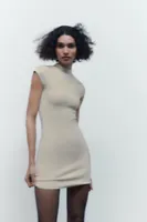 SHORT STRETCH KNIT DRESS