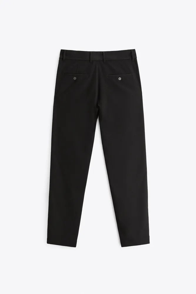 Zara TEXTURED STRETCH PANTS