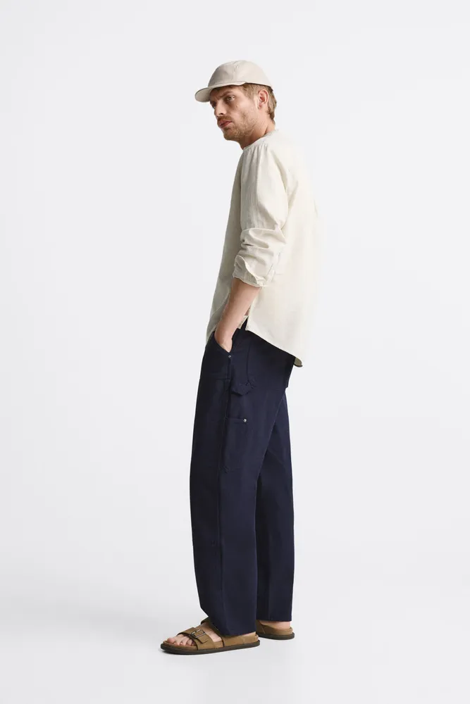 BAND COLLAR SHIRT