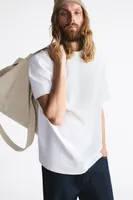 RIB COLLAR T-SHIRT