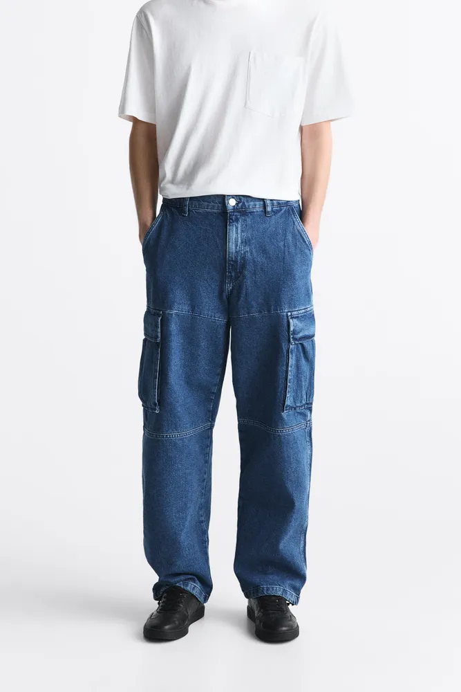 RELAXED CARGO JEANS