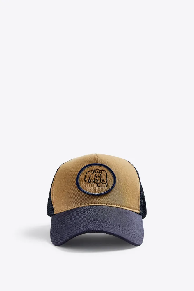 COMBINATION EMBROIDERED CAP