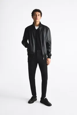 CHAIN TRIM SUPER SKINNY PANTS