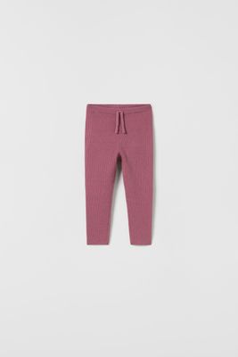 LEGGING EN MAILLE RIB