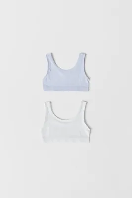 KIDS/ TWO PACK OF SEAMLESS BRALETTES