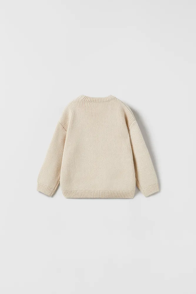 KNIT SWEATER WITH POCKET