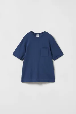 LINEN BLEND KNIT T-SHIRT