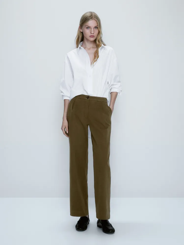 ZARA Tencel Soft Trousers Pants