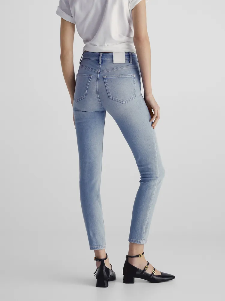 HIGHWAIST TROUSERS  Bluish  ZARA India