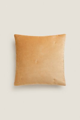 HOUSSE DE COUSSIN RÉVERSIBLE EN VELOURS