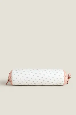 COUSSIN CYLINDRIQUE COTON PATCHWORK