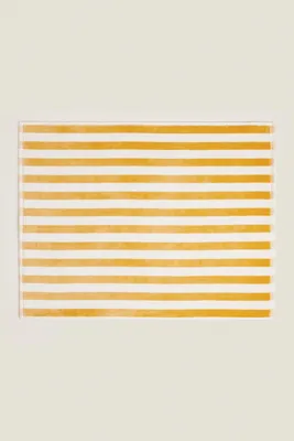 TAPIS DE BAIN VELOURS RAYURES