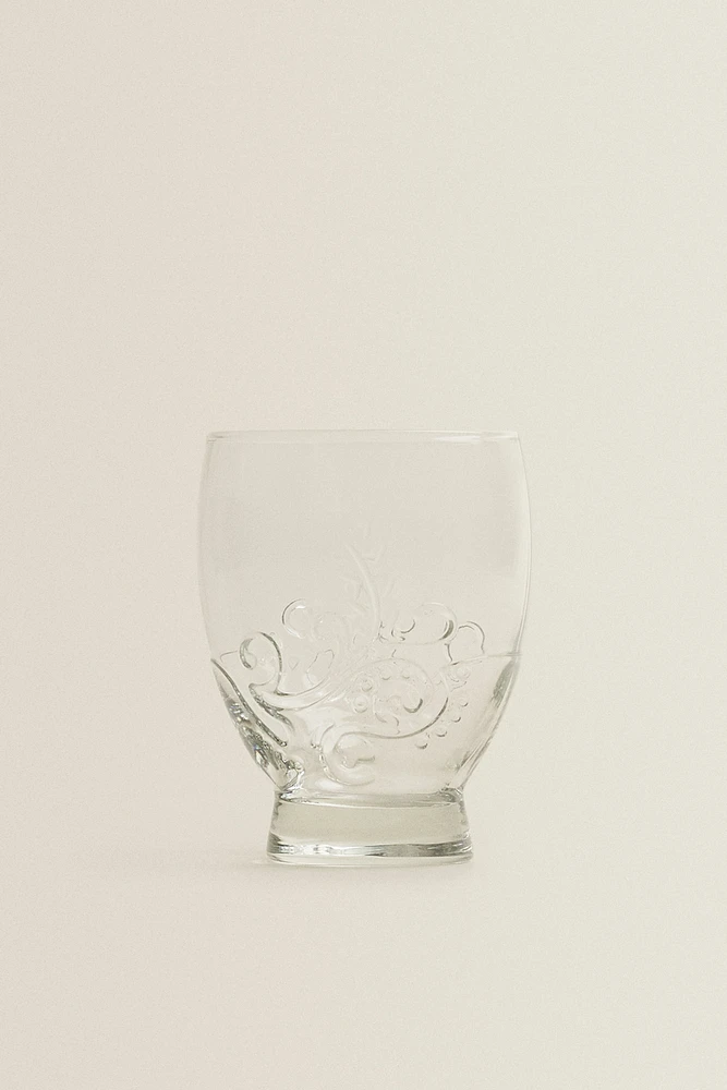 VERRE RELIEF FLORAL