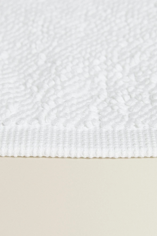 TAPIS DE BAIN UNI BASE ANTIDÉRAPANTE
