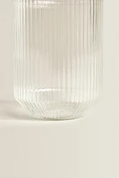 VERRE EN BOROSILICATE LIGNES EN RELIEF