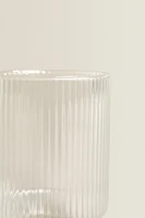 VERRE EN BOROSILICATE LIGNES EN RELIEF