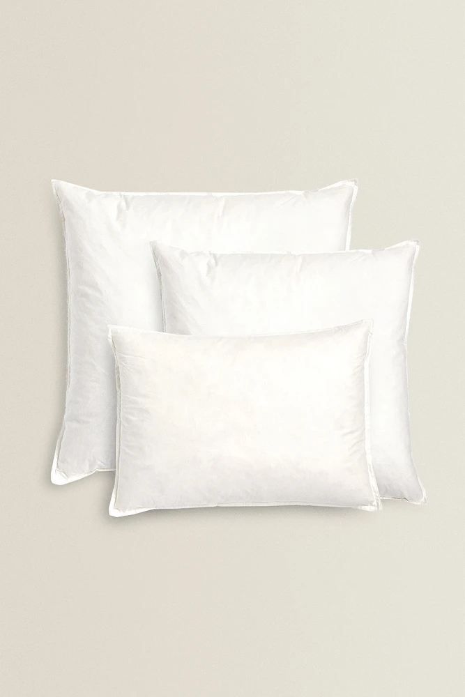 FEATHER CUSHION FILLING WITH A COTTON COVER