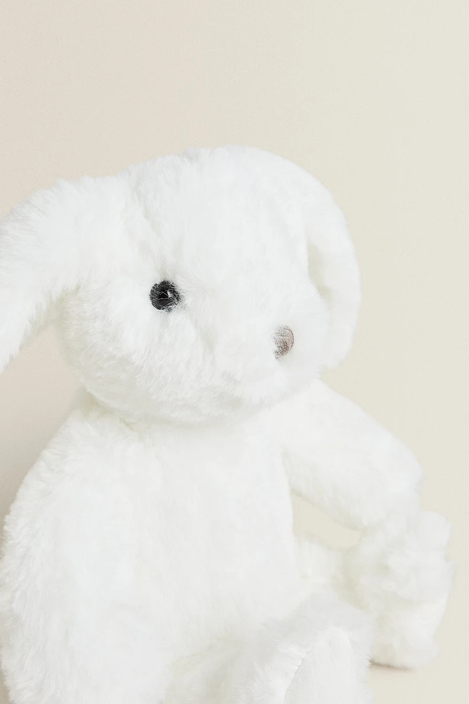 PELUCHE ENFANT LAPIN BLANC