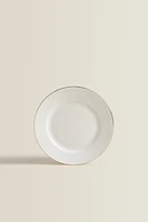 RIMMED BONE CHINA SIDE PLATE