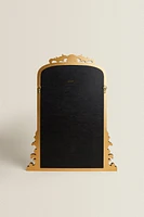 GOLDEN WOODEN WALL MIRROR