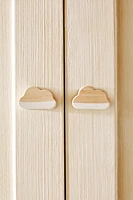 CLOUD WOODEN DOOR KNOB (PACK OF 2)