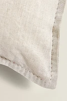 LINEN THROW PILLOW COVER