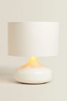 CERAMIC BASE TABLE LAMP