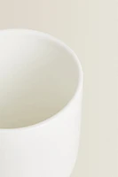 WHITE PORCELAIN MUG