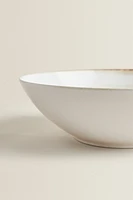 STONEWARE SALAD BOWL