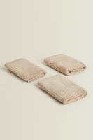 PACK OF COTTON HAND TOWELS (PACK 3)