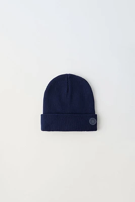 BONNET EN COTON CÔTELÉ