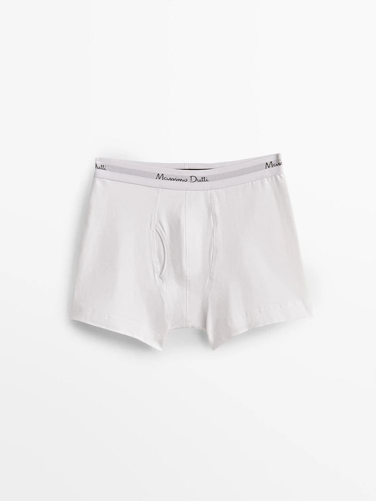 Cotton boxer shorts