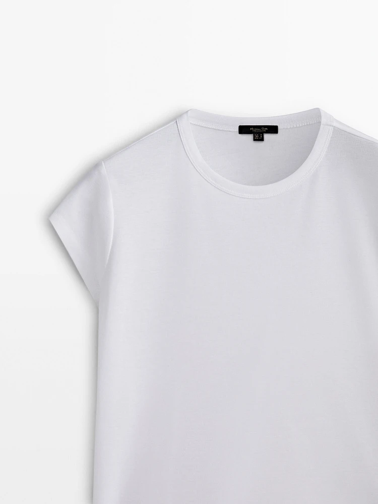 100% mercerised cotton T-shirt