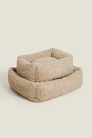 FAUX SHEARLING PET BED