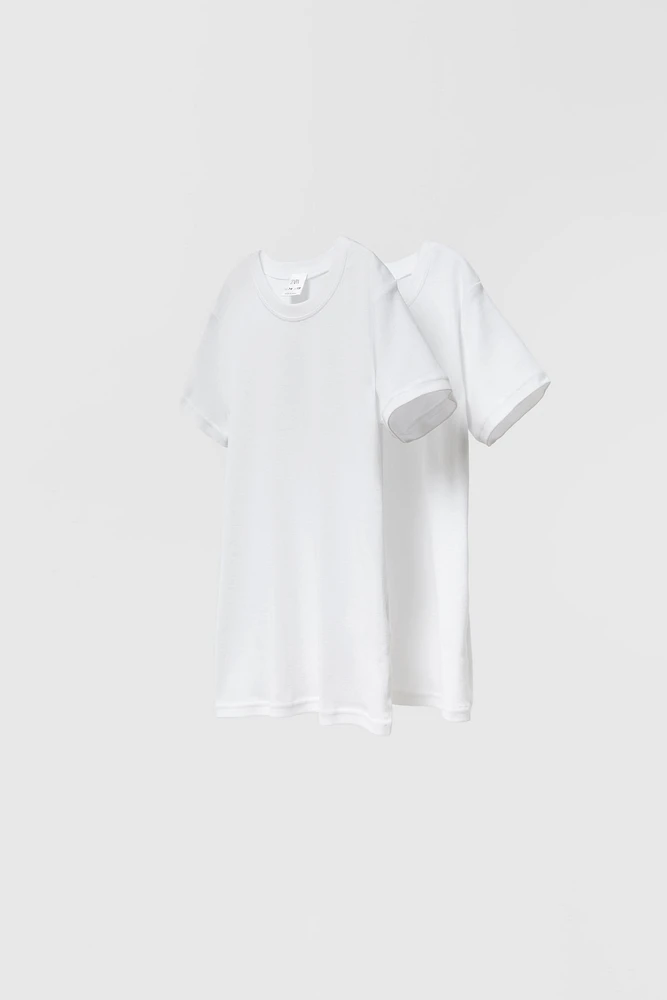 6-14 YEARS/ TWO-PACK OF BASIC T-SHIRTS