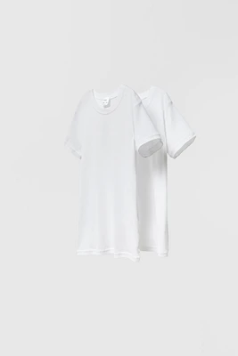 6-14 YEARS/ TWO-PACK OF BASIC T-SHIRTS